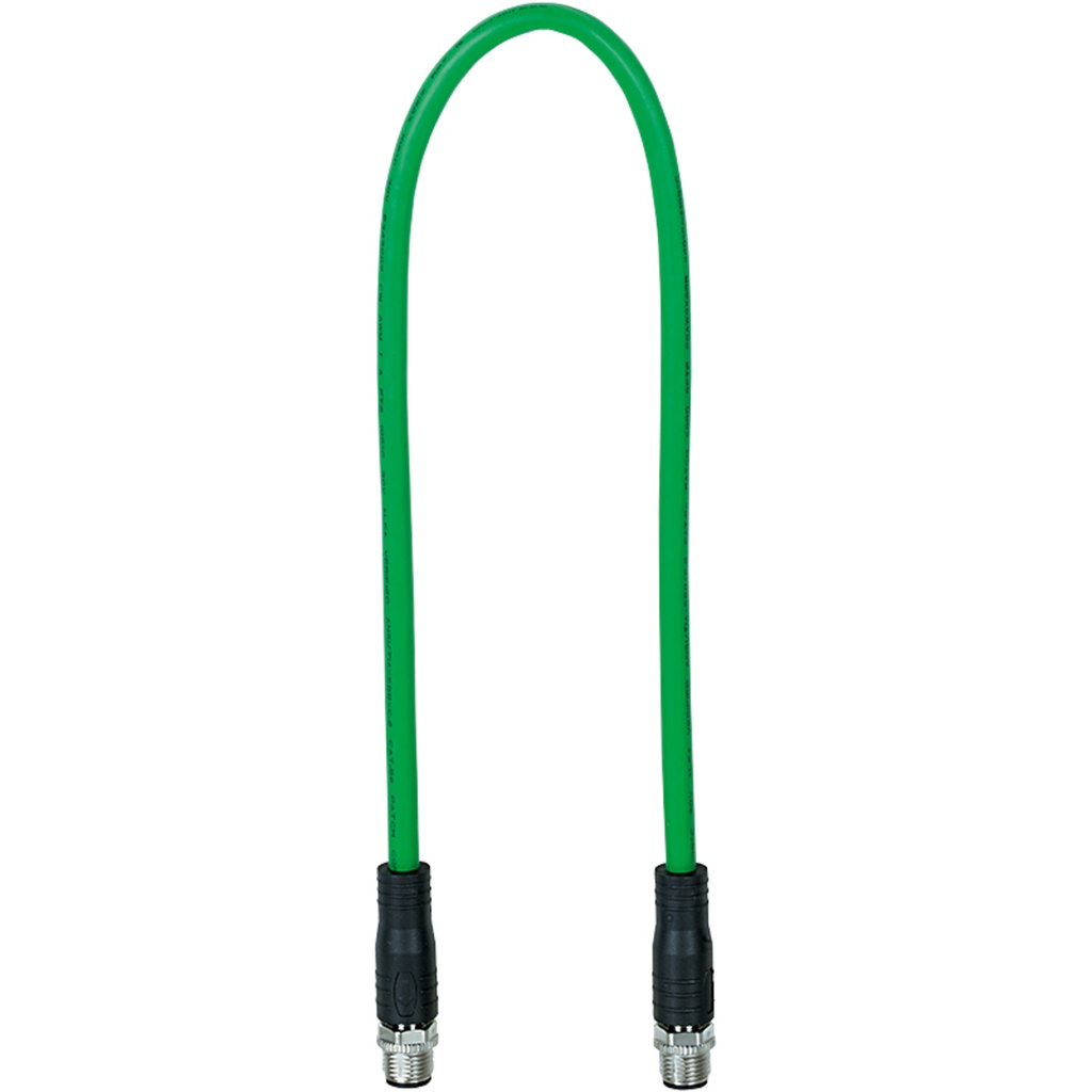 PILZ Cable/PN/M12-4SMX/M12-4SMX/D/0,5/Q324/GN (New)