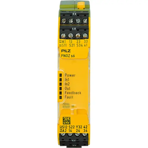 [750106] PILZ PNOZ s6 24VDC 3 n/o 1 n/c (New)