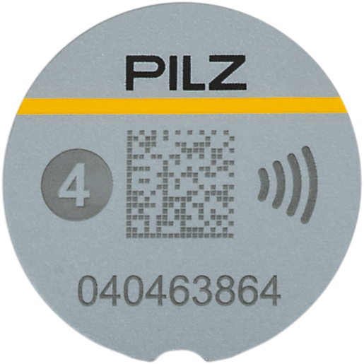 PILZ PITreader sticker ye 4 (New)