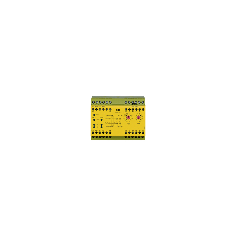 PILZ PNOZ 2VJ 24VDC 3n/o 1n/c 2n/o t (New)