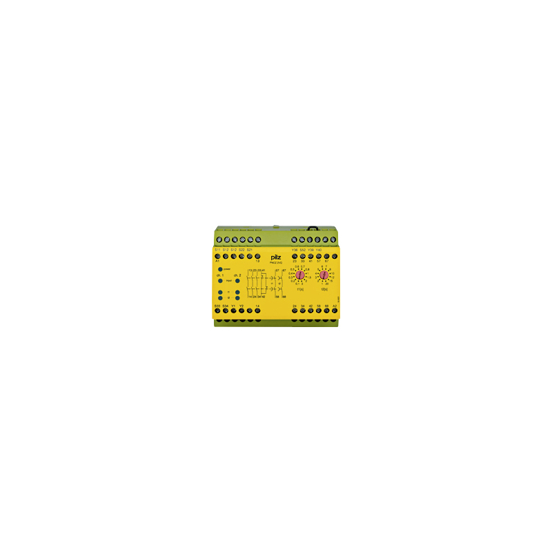 PILZ PNOZ 2VQ 24VDC 3n/o 1n/c 2n/o t (New)
