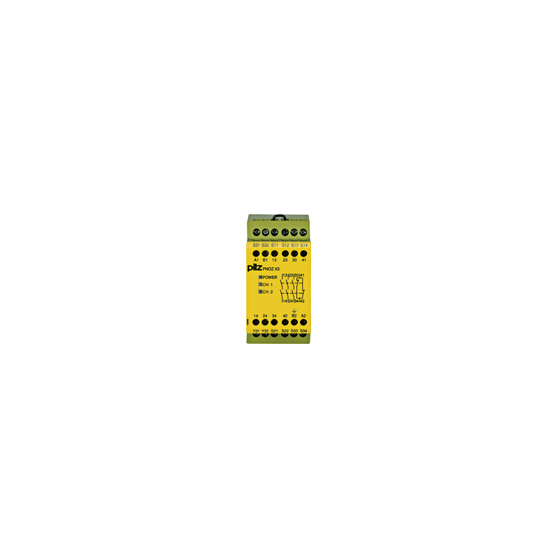 PILZ PNOZ X3 240VAC 24VDC 3n/o (New)