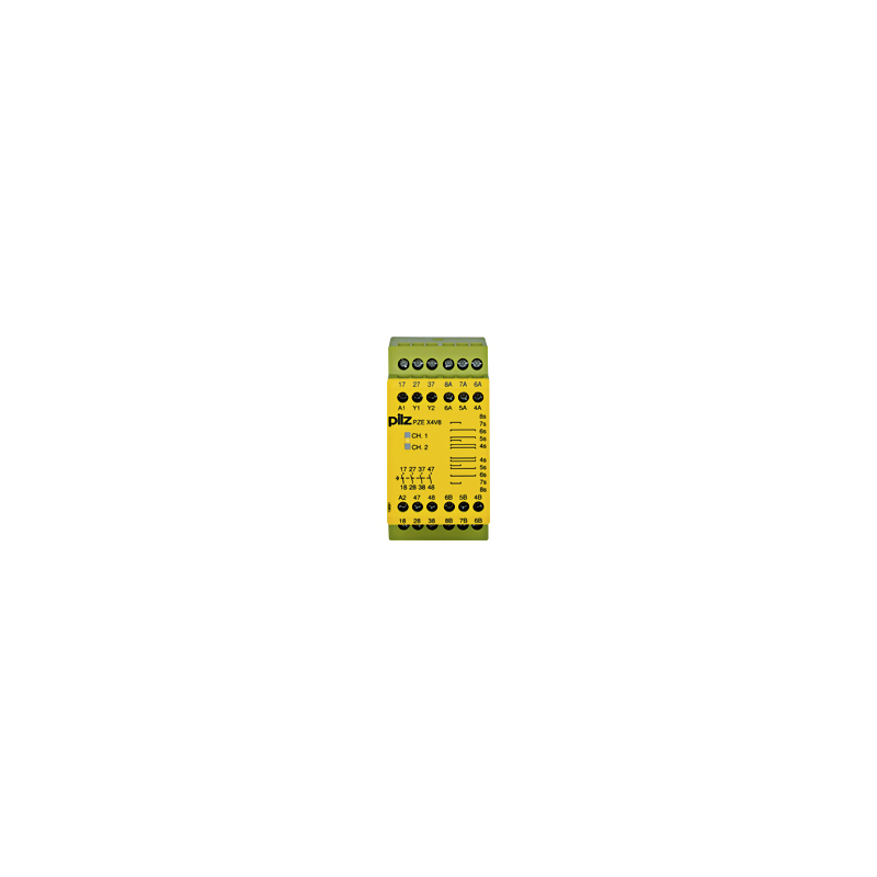 PILZ PZE X4V8 24VDC 4n/o (New)
