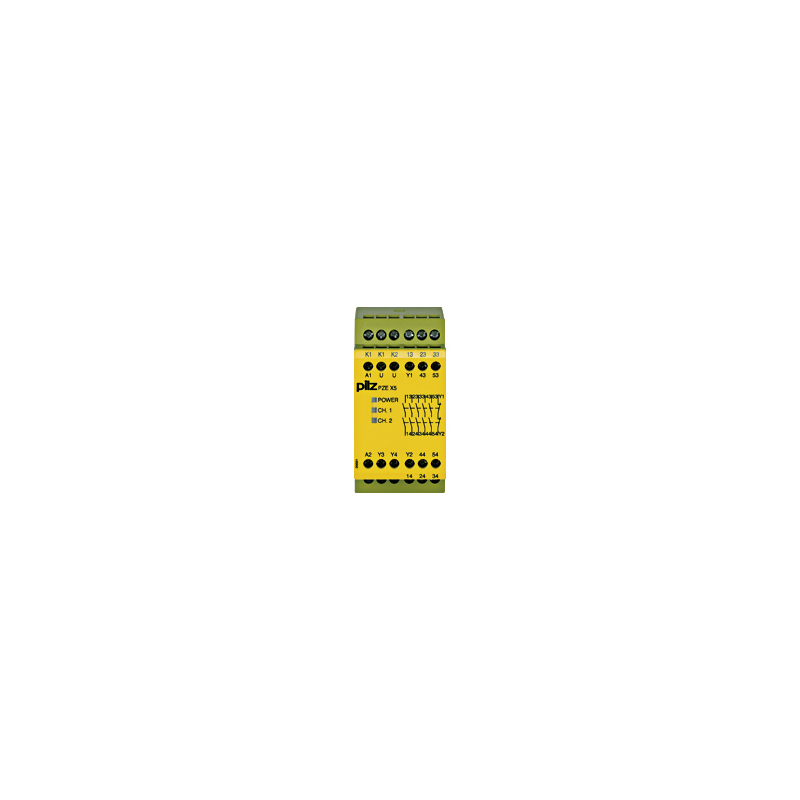 PILZ PZE X5 24VDC 5n/o (New)