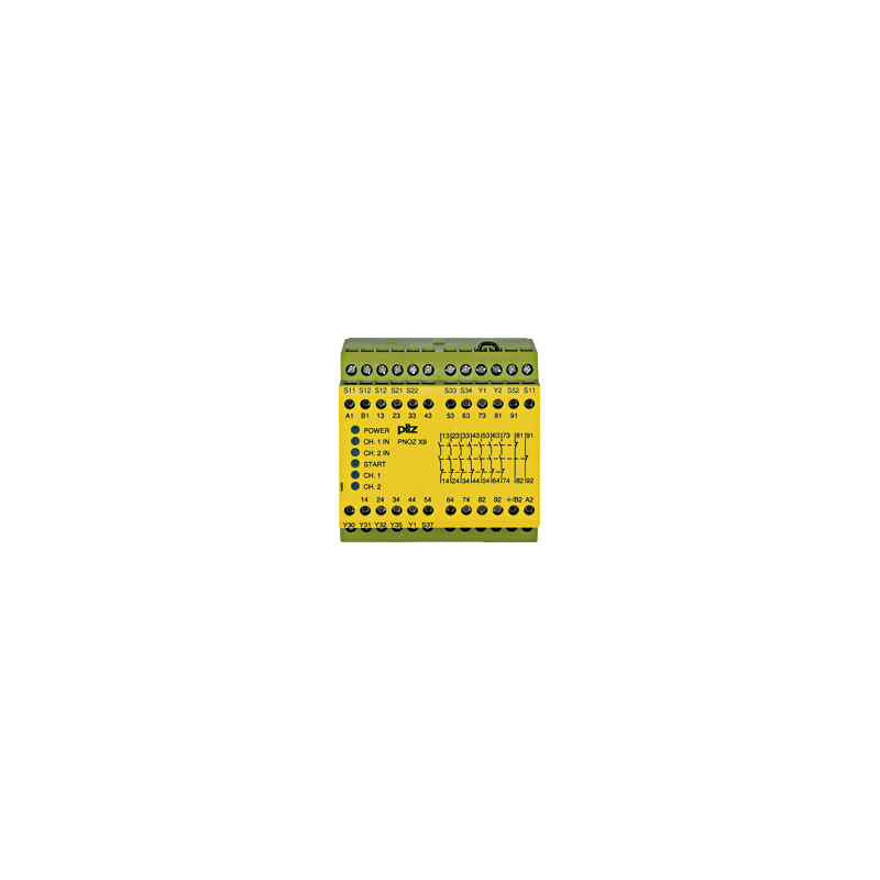 PILZ PNOZ X9 200-230VAC 24VDC 7n/o 2n/c 2so (New)