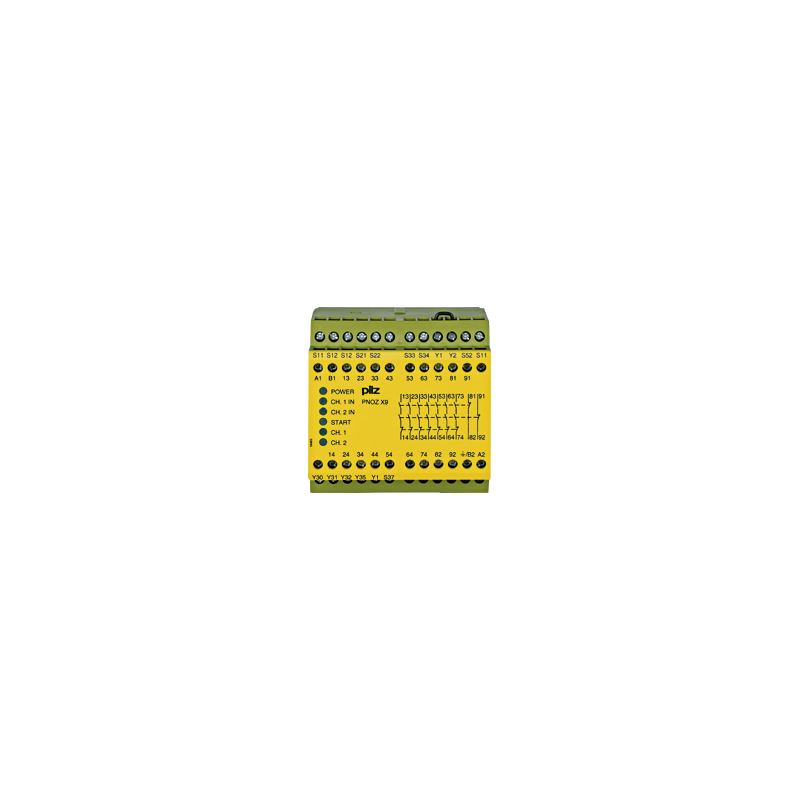 PILZ PNOZ X9 24VAC 24VDC 7n/o 2 n/c 2so (New)