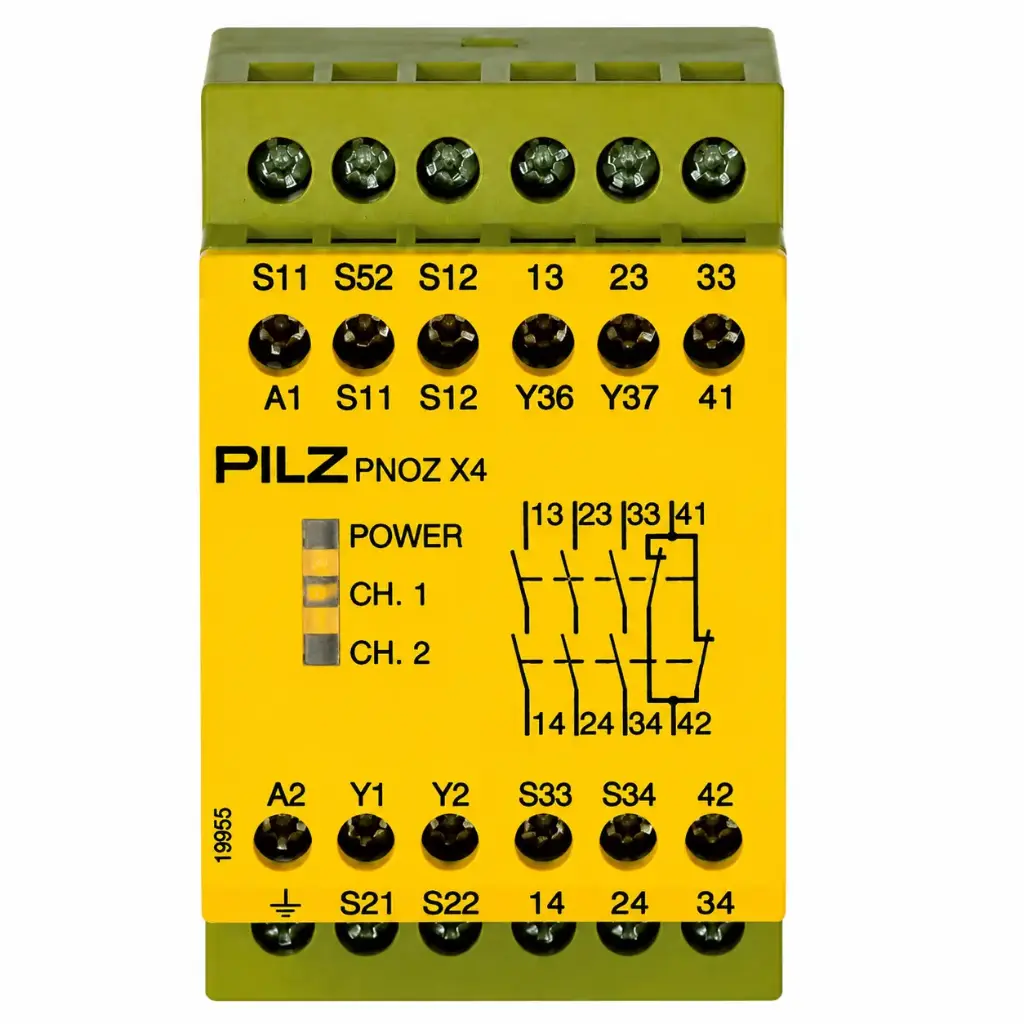 PILZ PNOZ X4 24VAC 3n/o 1n/c (New)