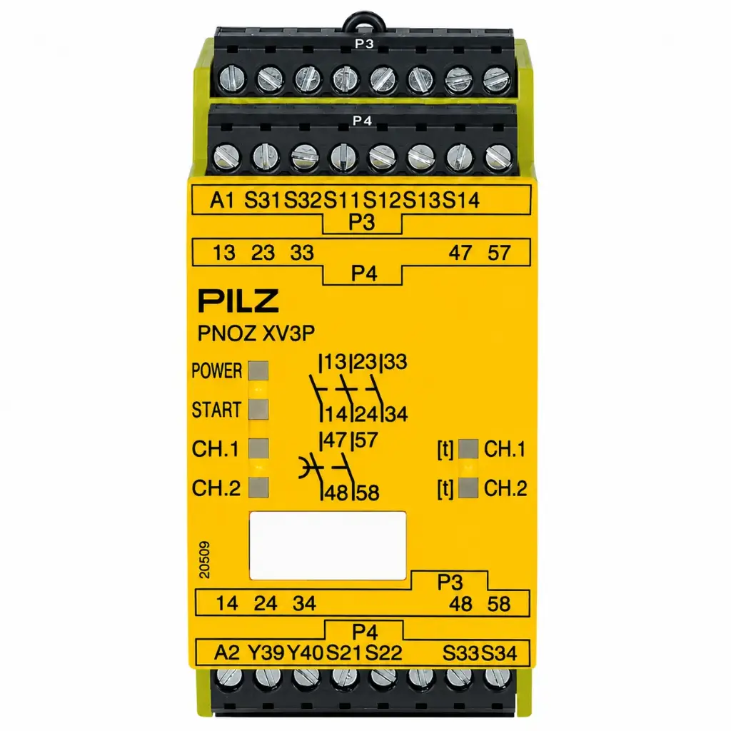 PILZ PNOZ XV3P 0.5/24VDC 3n/o 2n/o t fix (New)