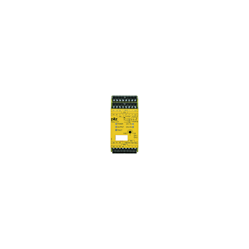 PILZ PSWZ X1P 0,5V /24-240VACDC 2n/o 1n/c 2so (New)