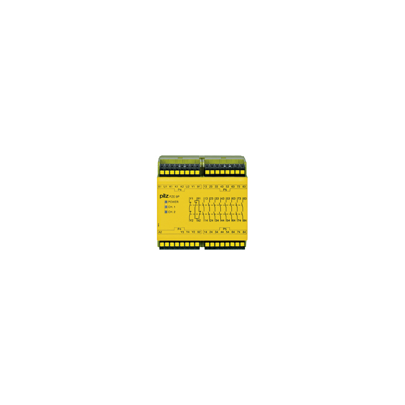 PILZ PZE 9P C 24VACDC 8n/o 1n/c (New)