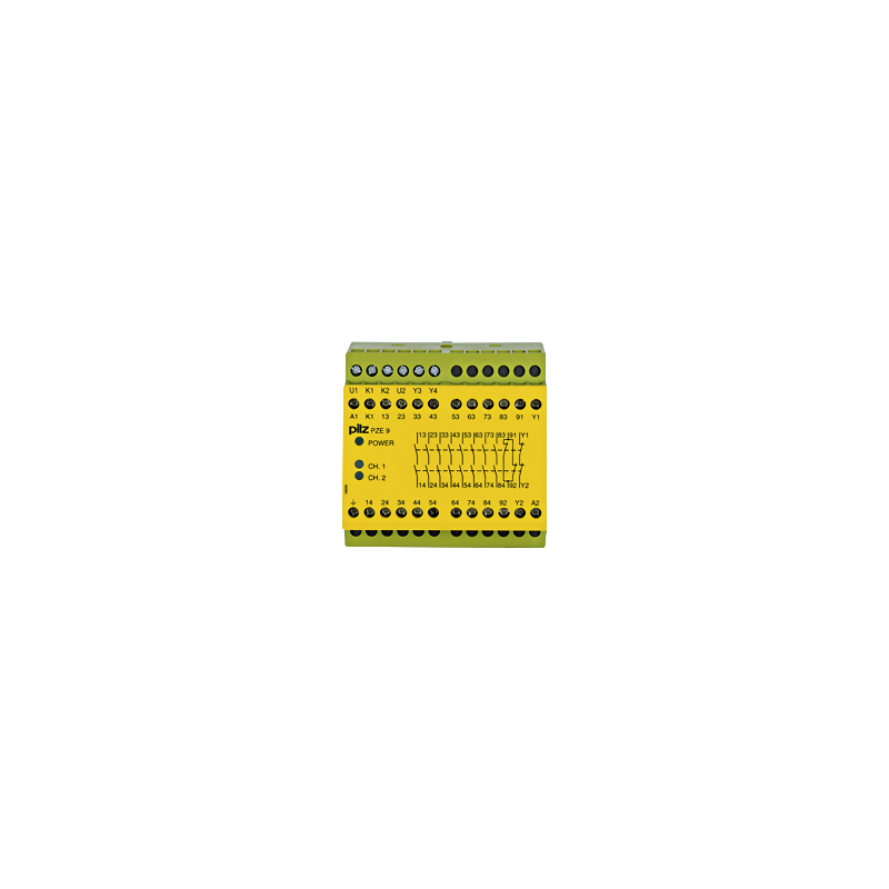 PILZ PZE 9 42VAC 8n/o 1n/c (New)