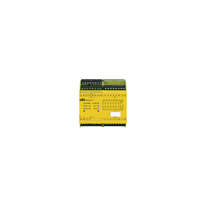 PILZ PNOZ X11P 110-120VAC 24VDC 7n/o 1n/c 2so (New)