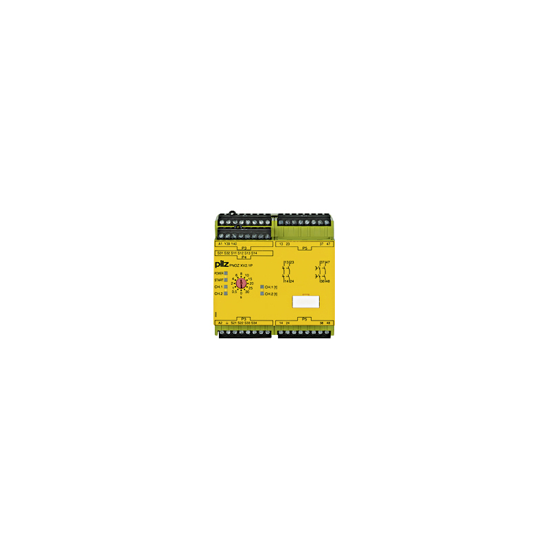 PILZ PNOZ XV2.1P 3/24-240VACDC 2n/o 2n/o t (New)