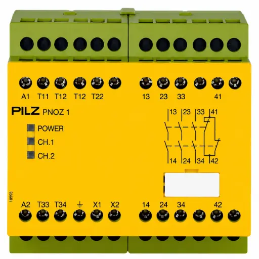 [775600] PILZ PNOZ 1 24VAC  3n/o 1n/c (New)